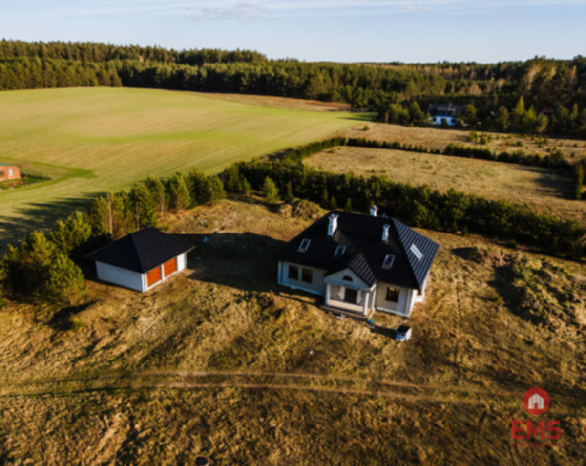 Dom 190 m² w stanie surowym – duża działka 5000 m² – Zelwa – zdjęcie 1