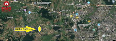 Na sprzedaż działka rolno-budowlana 4683 m2 w Chor
