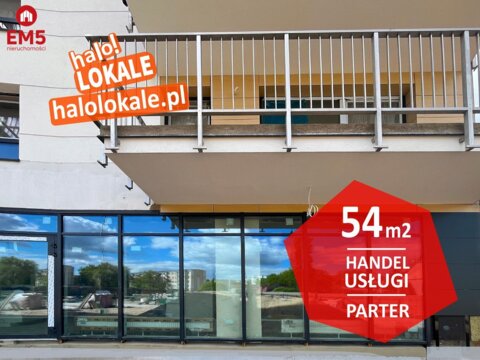 Nowy lokal 54m2 parter, centrum