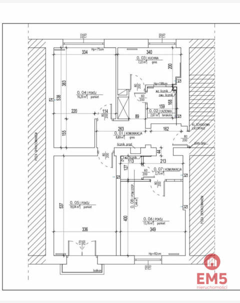 4 kawalerki w Centrum