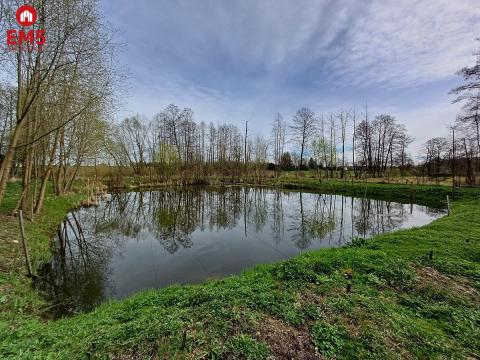Urokliwy dom obok sadu