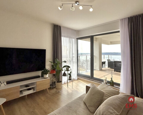 Apartament z tarasem i widokiem na Jezioro Ełckie