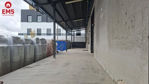 Hala-magazyn z rampą 1200 m2