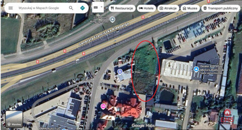 Działka usługowa 3000 m2