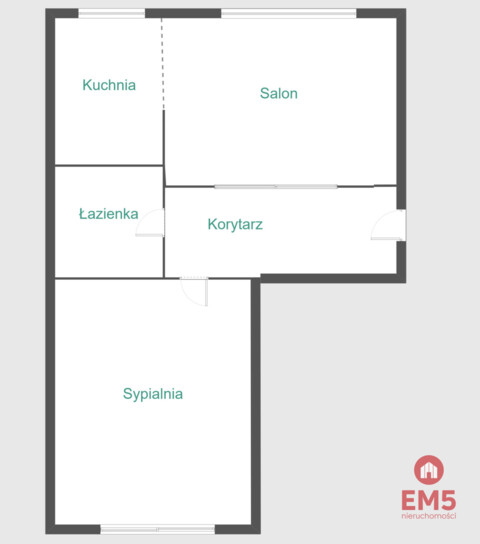 2 pokoje, świetna lokalizacja – Piastowska