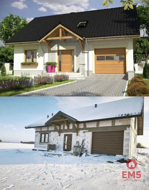 Dom w stanie surowym zamkniętym