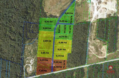 Działka przemysłowa 0,4 ha pod Wasilkowem
