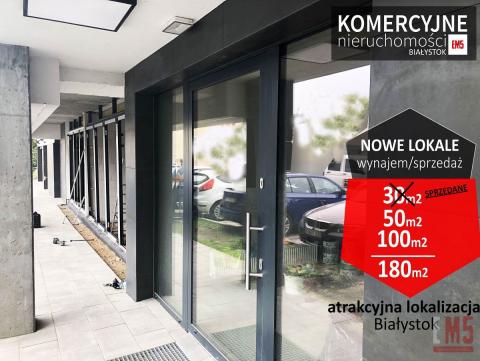 Nowe lokale  30-180 m2, parter.