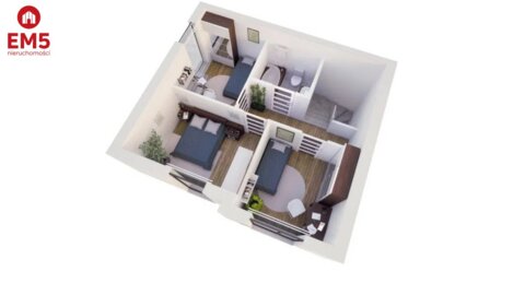 Dwupoziomowe mieszkanie z ogródkiem - Bez PCC