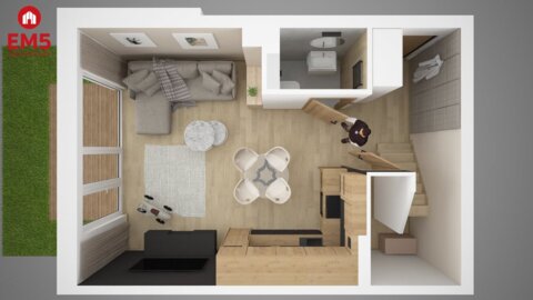 Funkcjonalna szeregówka w Bagnówce.