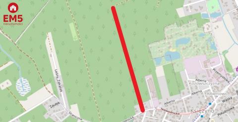Duża działka z potencjałem Księżyno 18500m2