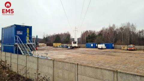 Plac przemysłowo - usługowy 8000 m2