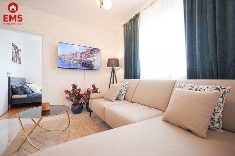 Penthouse z tarasem na dachu - widok na morze