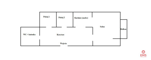 Mieszkanie 3 pokojowe z aneksem kuchennym