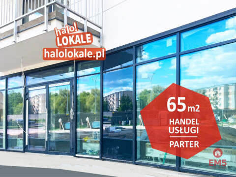 Nowy lokal 65 m2 parter, centrum
