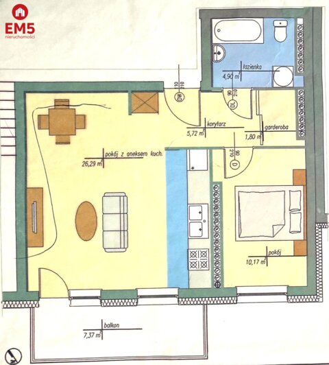 Antoniuk 2 pokoje do zamieszkania