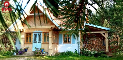 Dwa stylowe domy - 100m od jeziora Serwy