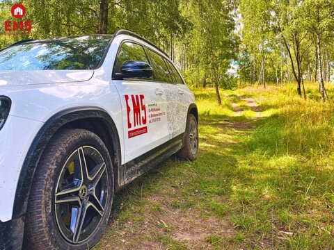 Działka budowlana nad mazurskim jeziorem Blanki.