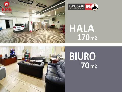 Do wynajęcia hala i biuro, lub osobno.
