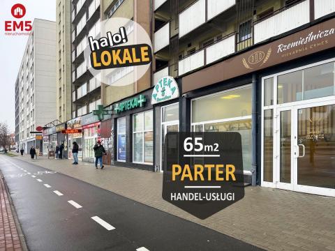 Lokal na parterze w ciągu handlowym
