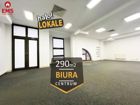 Powierzchnia biurowa 290 m2 w Centrum