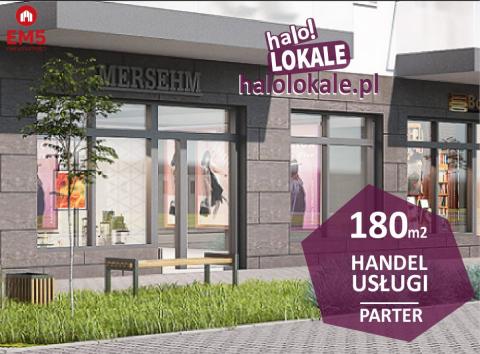 Nowy lokal 180 m2, parter