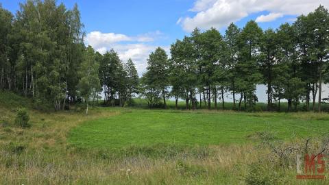 Działka Warmia plaża Jezioro Dąbrowa Mała