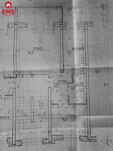 2 pokoje, po remoncie- 42,5 m2