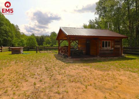 Działka budowlana, staw, ogrodzenie