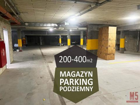 200-400m2 parking, magazyn