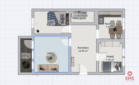 Ładne 3 pokoje Białostoczek 60m2