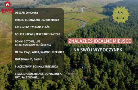 Działki i domki nad Narwią