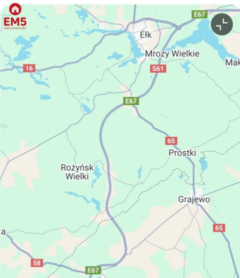 Działka budowlana na Mazurach Rożyńsk Wielki