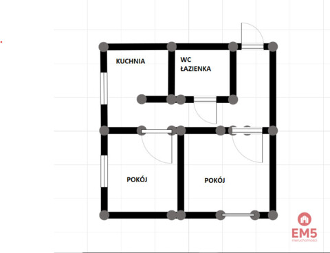 2 pokojowe mieszkanie os. Bojary