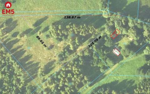 Działka siedliskowa 4923 m2 pod Białymstokiem