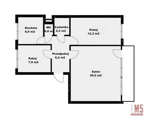 3 - pokojowe mieszkanie na na Białostoczku. 60 m2