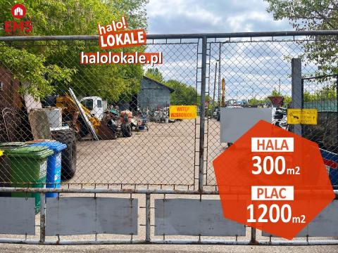 Hala 300m2, plac 1200 m2