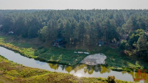 Domki rekreacyjne, działki nad Narwią