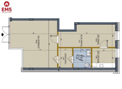 Nowy lokal 65 m2 parter, centrum