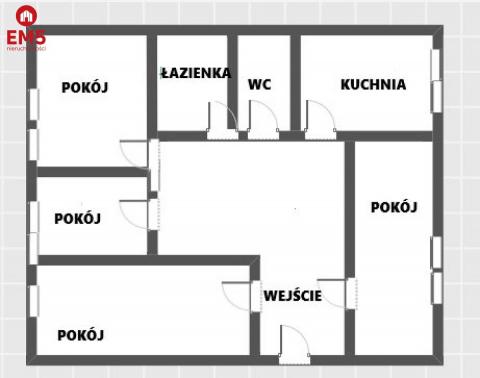 ul.Waszyngtona, 60m2, 4 pokoje