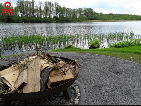 Ośrodek nad jeziorem w Augustowie.