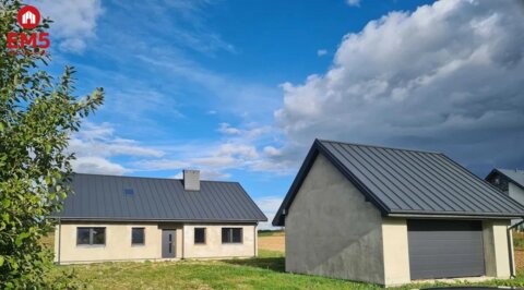 Dom  stan surowy w Okuniowcu k. Suwałk +  garaż