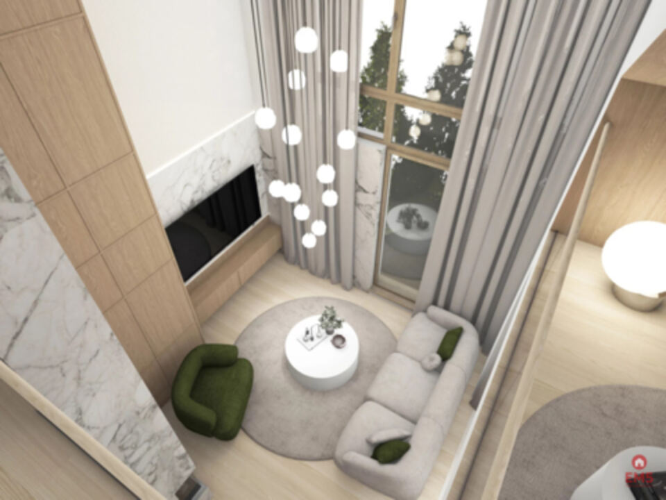 Apartament z antresolą