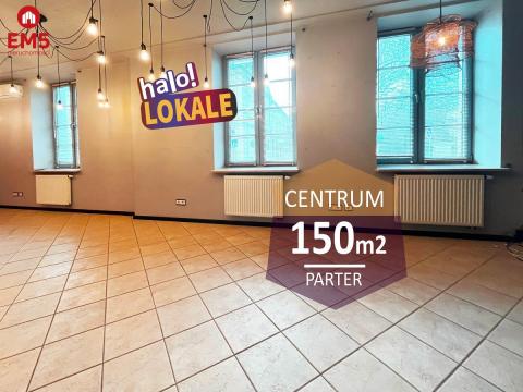 Parter, centrum, handlowo-usługowy 150 m2.