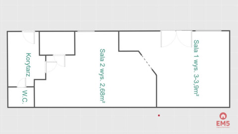 Pawilon usługowo-handlowy 70 m2