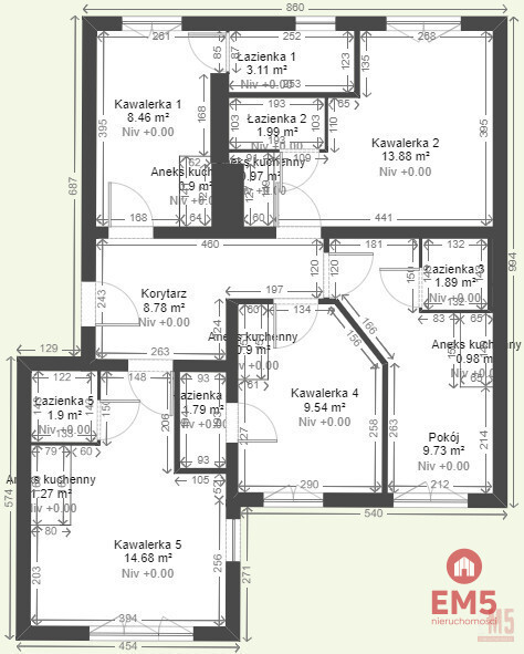 5 kawalerek w pakiecie!