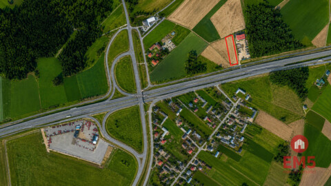 Działka inwestycyjna przy S8