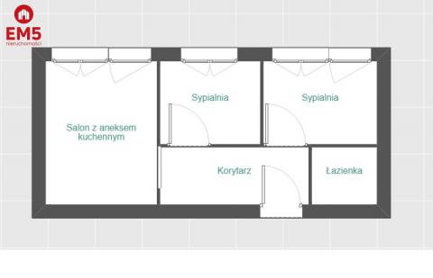 Słoneczne mieszkanie w centrum - parter