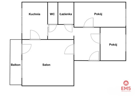 Mieszkanie 3-pokojowe do własnej aranżacji!
