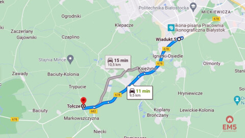 Działka budowlana 1000 m2